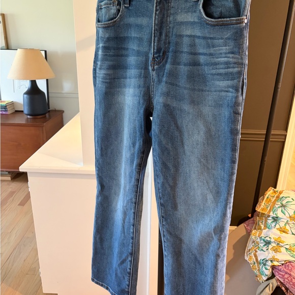 Risen OG Blue Straight Jeans (no front distressing) - Picture 2 of 4